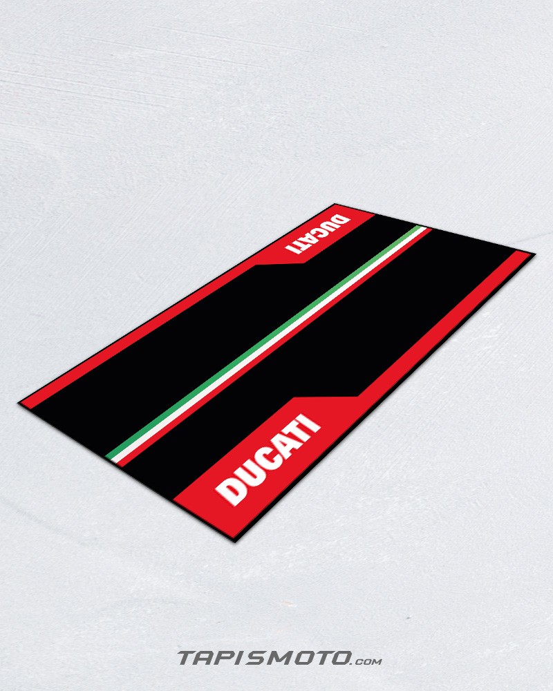 Tapis moto Ducati tricolore